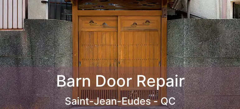  Barn Door Repair Saint-Jean-Eudes - QC