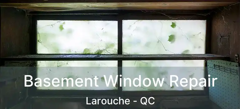  Basement Window Repair Larouche - QC