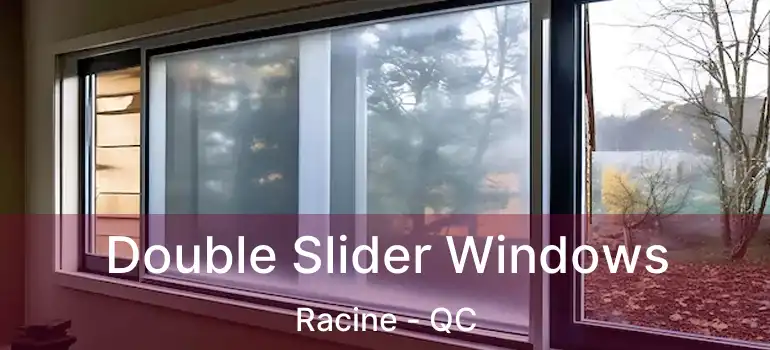  Double Slider Windows Racine - QC