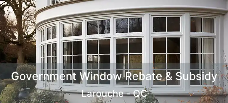  Government Window Rebate & Subsidy Larouche - QC