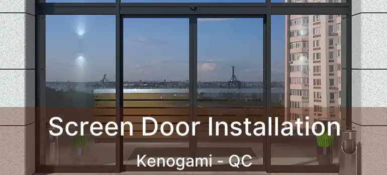  Screen Door Installation Kenogami - QC