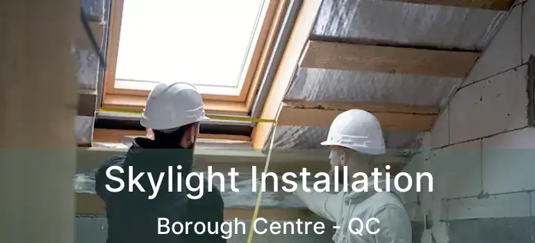  Skylight Installation Borough Centre - QC