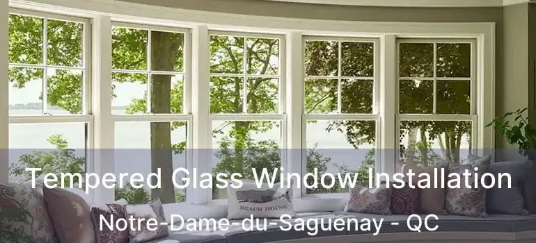  Tempered Glass Window Installation Notre-Dame-du-Saguenay - QC