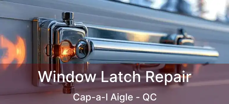 Window Latch Repair Cap-a-l Aigle - QC