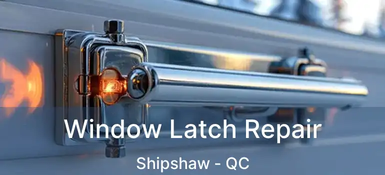  Window Latch Repair Shipshaw - QC