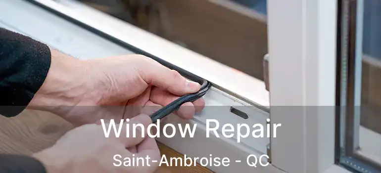  Window Repair Saint-Ambroise - QC