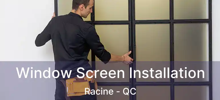  Window Screen Installation Racine - QC