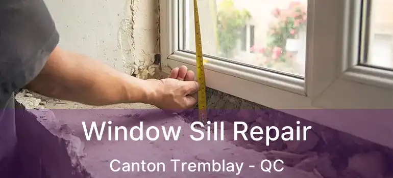  Window Sill Repair Canton Tremblay - QC